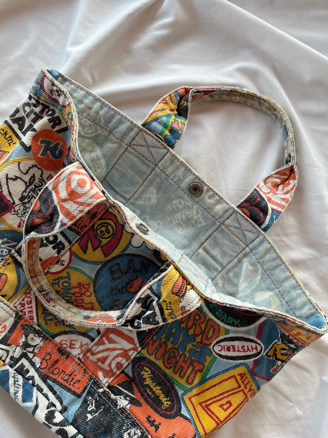 (초레어)히스테릭 글래머 아카이브 데님 토트백 가방 상품이미지3