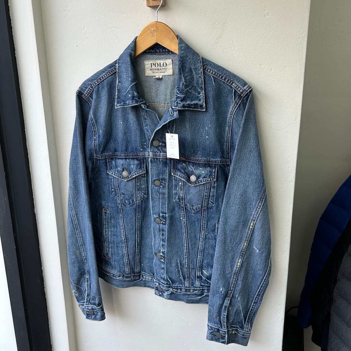 16048 - 폴로 데님앤서플라이 데님 페인팅 트러커 자켓 상품이미지2