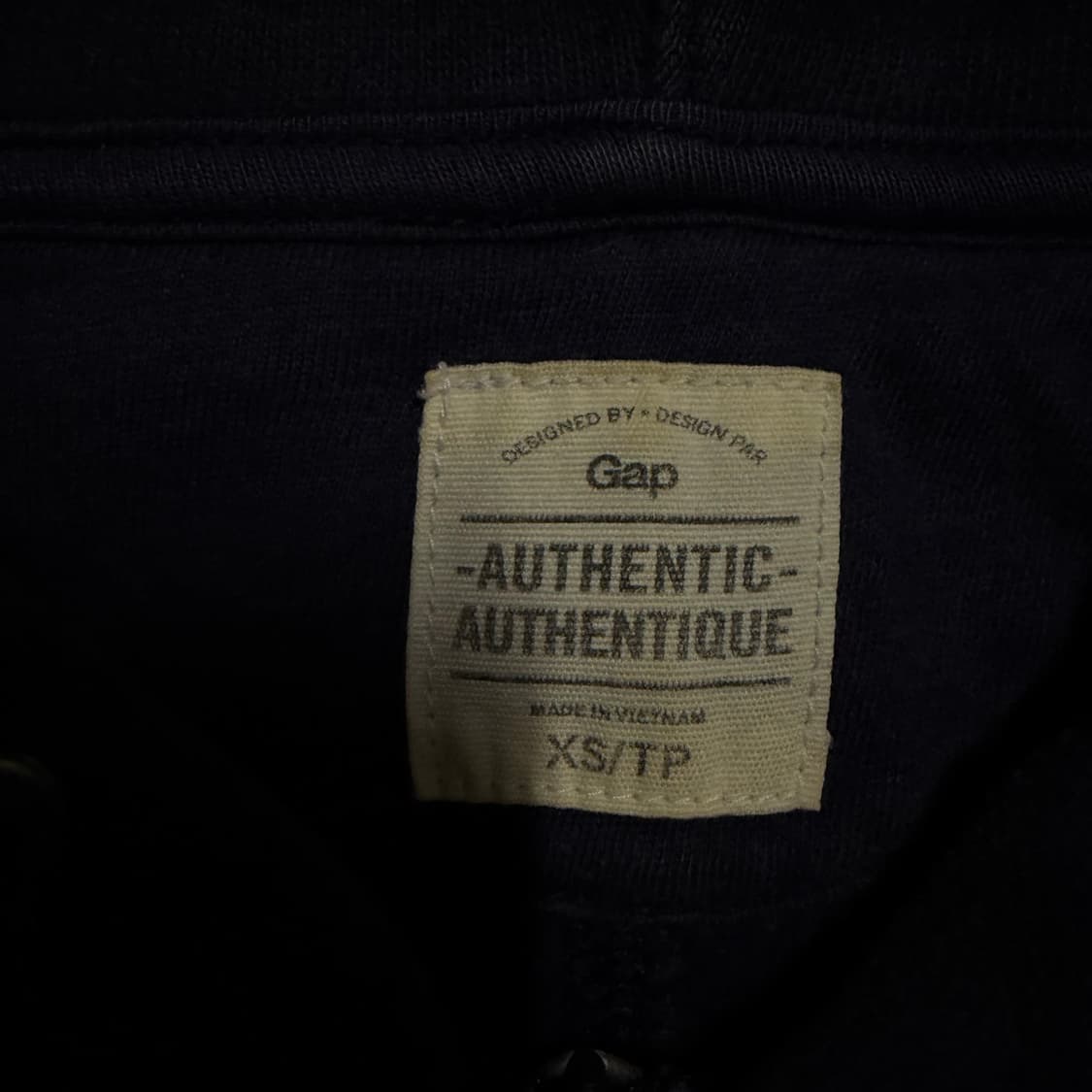 갭 네이비 후드집업 xa 상품이미지3