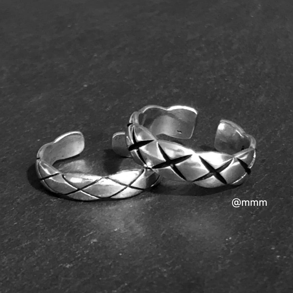 크러쉬 엠보1 반지 오픈링 상품이미지6