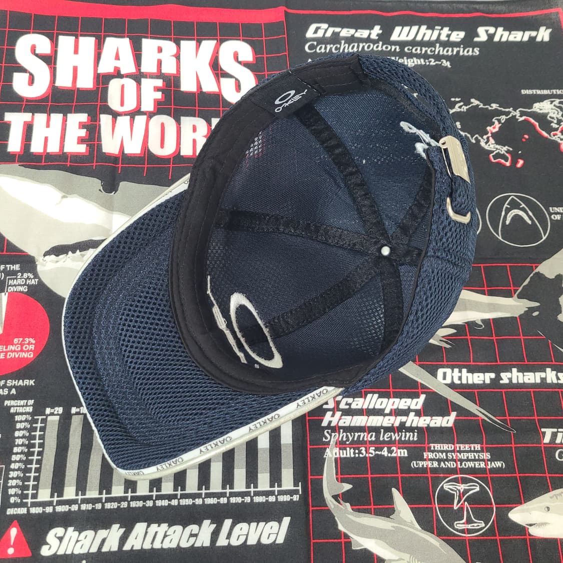 오클리 빈티지 자수 로고 메쉬 캡 모자 볼캡 상품이미지9