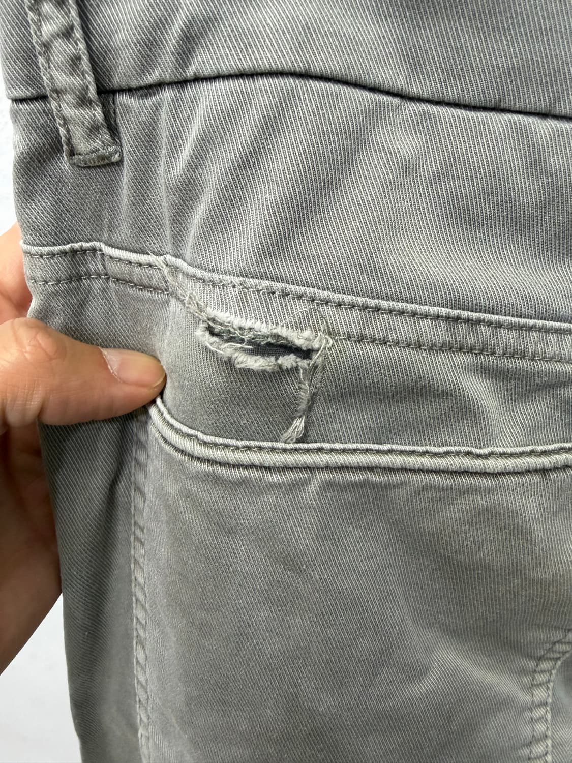 정품) 타임옴므 한섬 23ss 스트레이트 핏 팬츠 76(30) 상품이미지5