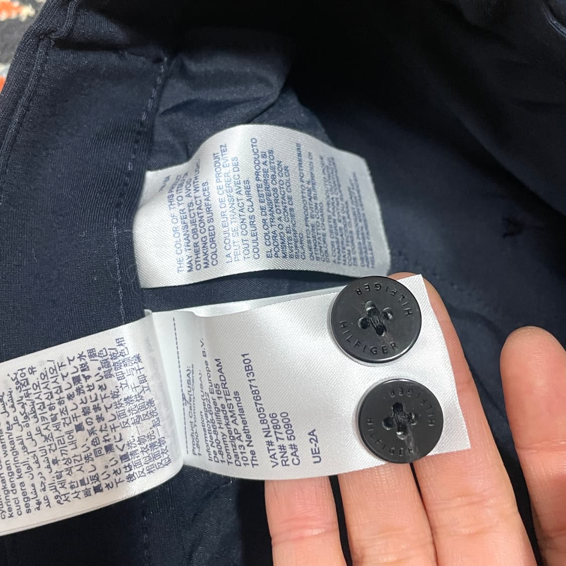 타미힐피거 네이비 밴딩슬랙스 팬츠 남성36/32 상품이미지4