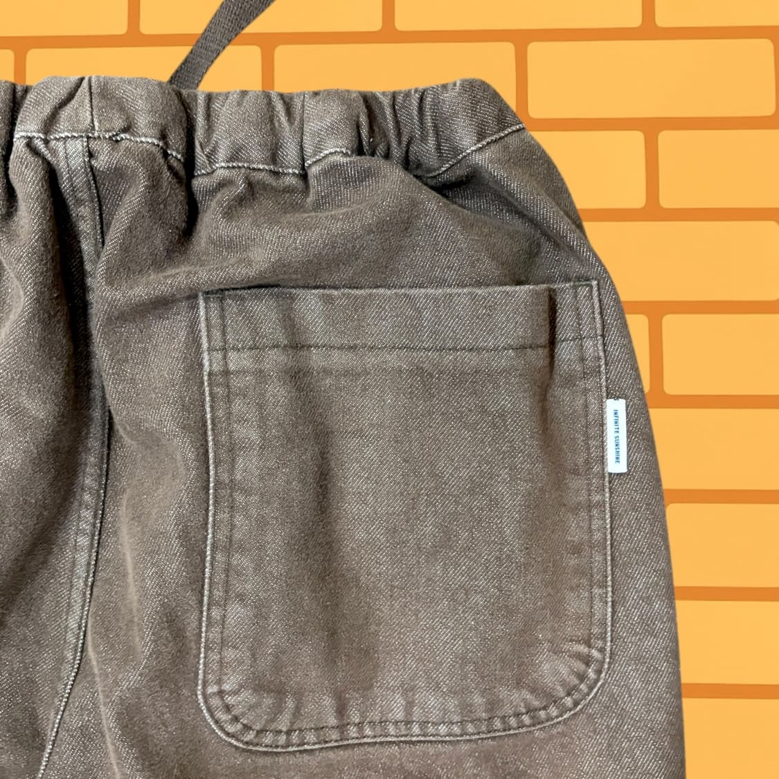 캐피디자인 투턱 와이드 데님 팬츠 (32) 상품이미지5