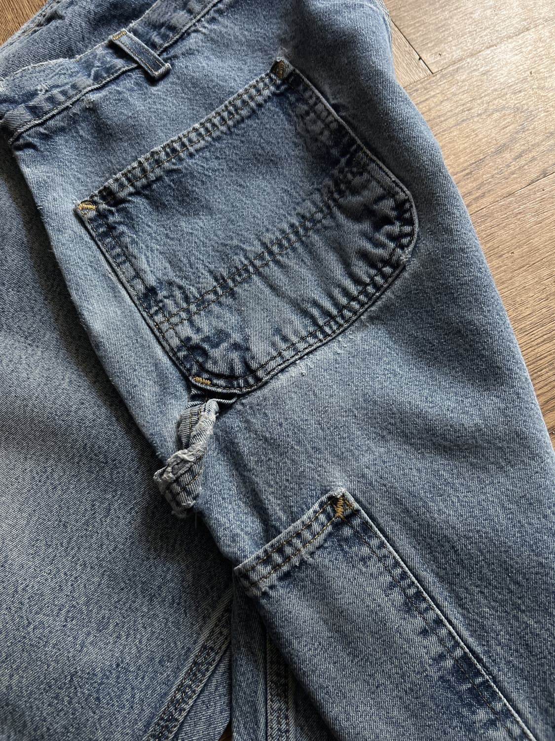 [36]칼하트 USA 빈티지 워싱 카펜터 워크 데님 팬츠 상품이미지7