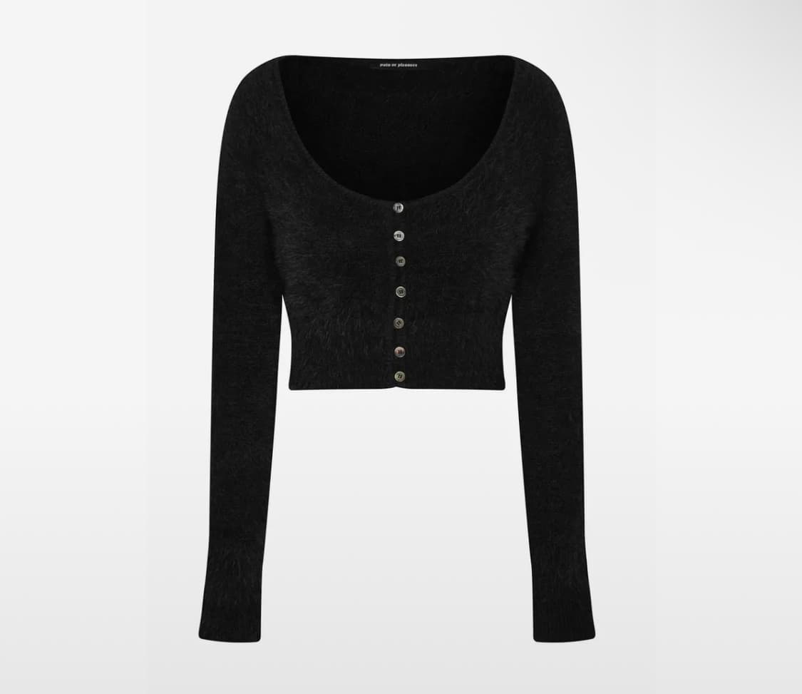 페인오어플레져 퍼 가디건 상품이미지2