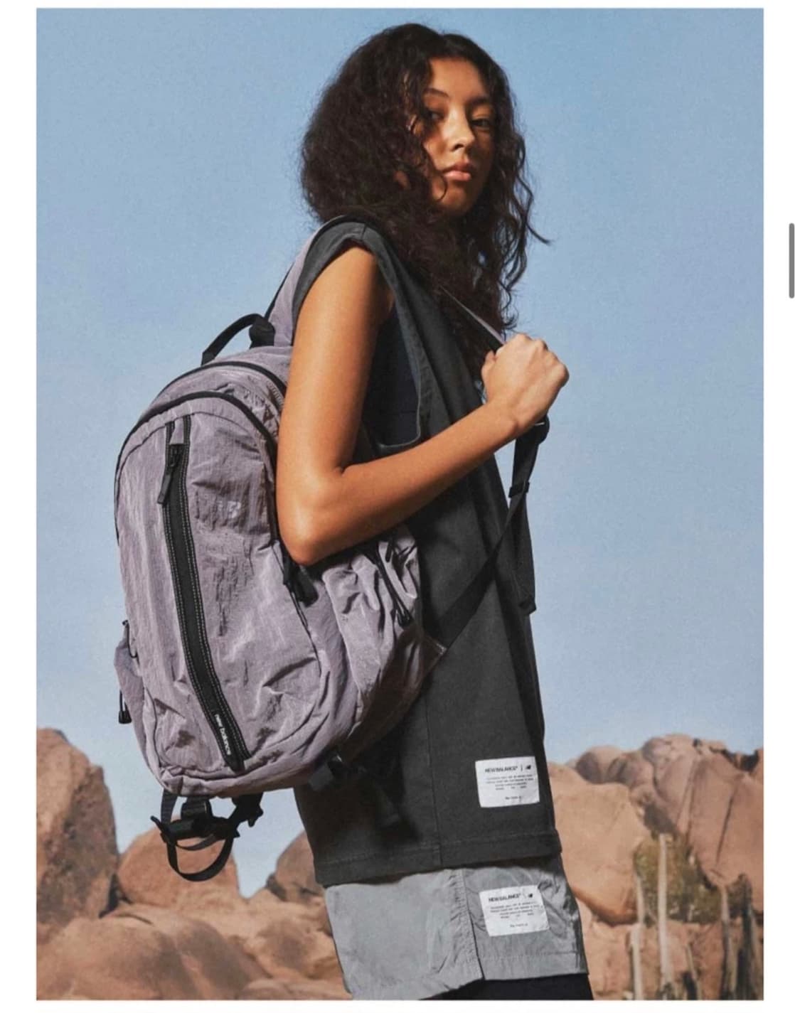 뉴발란스 메탈립 초경량 백팩 바이올렛 상품이미지1