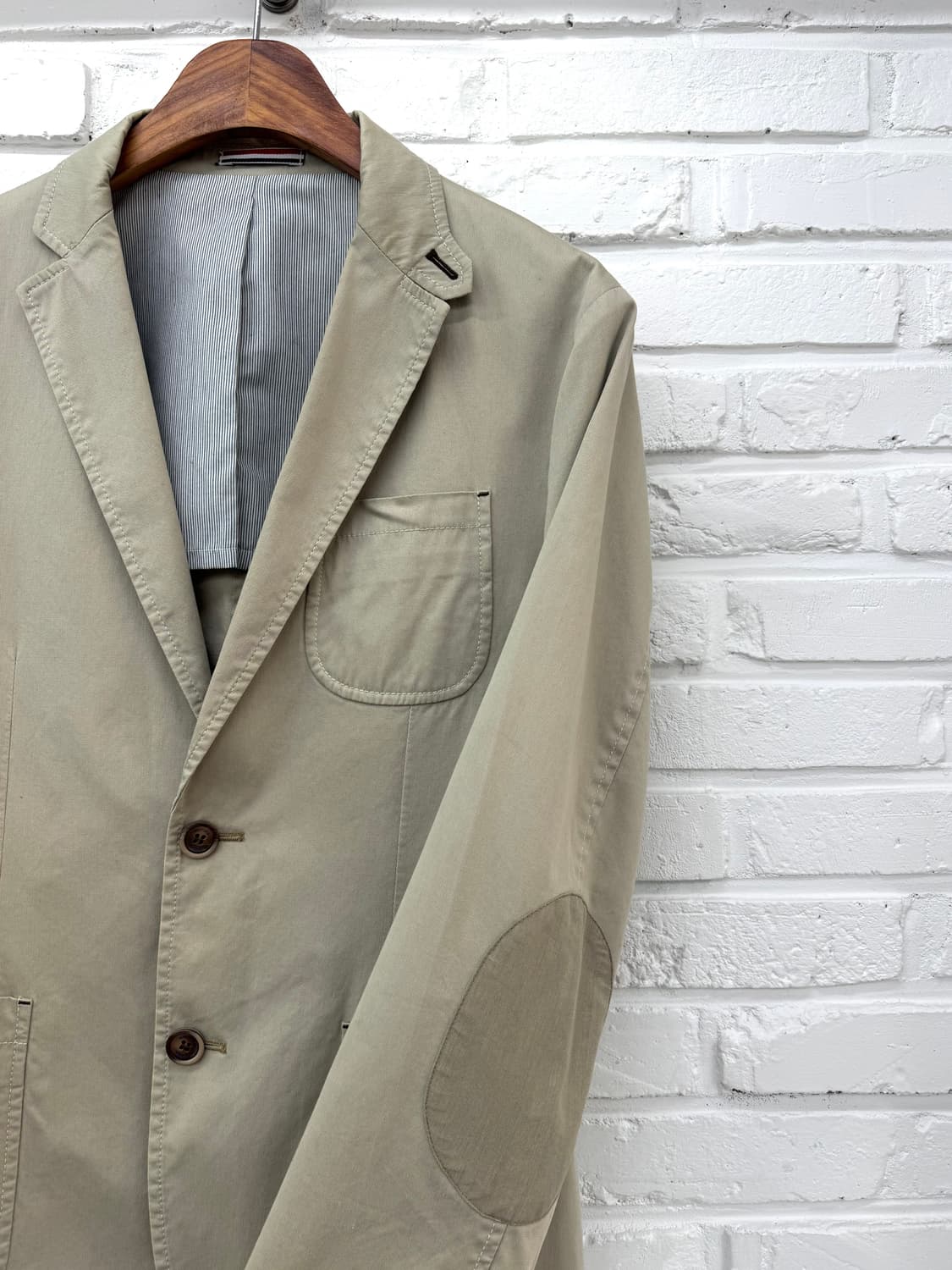 시리즈 에피그램 베이지 암패치 코튼자켓 상품이미지4