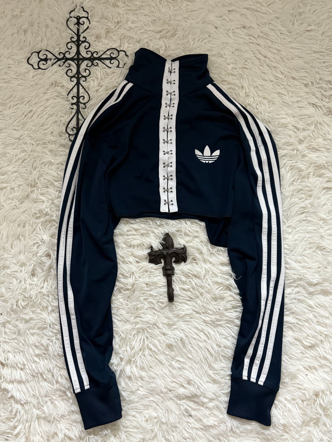 Adidas Navy Firebird Crop Jersey   상품이미지1