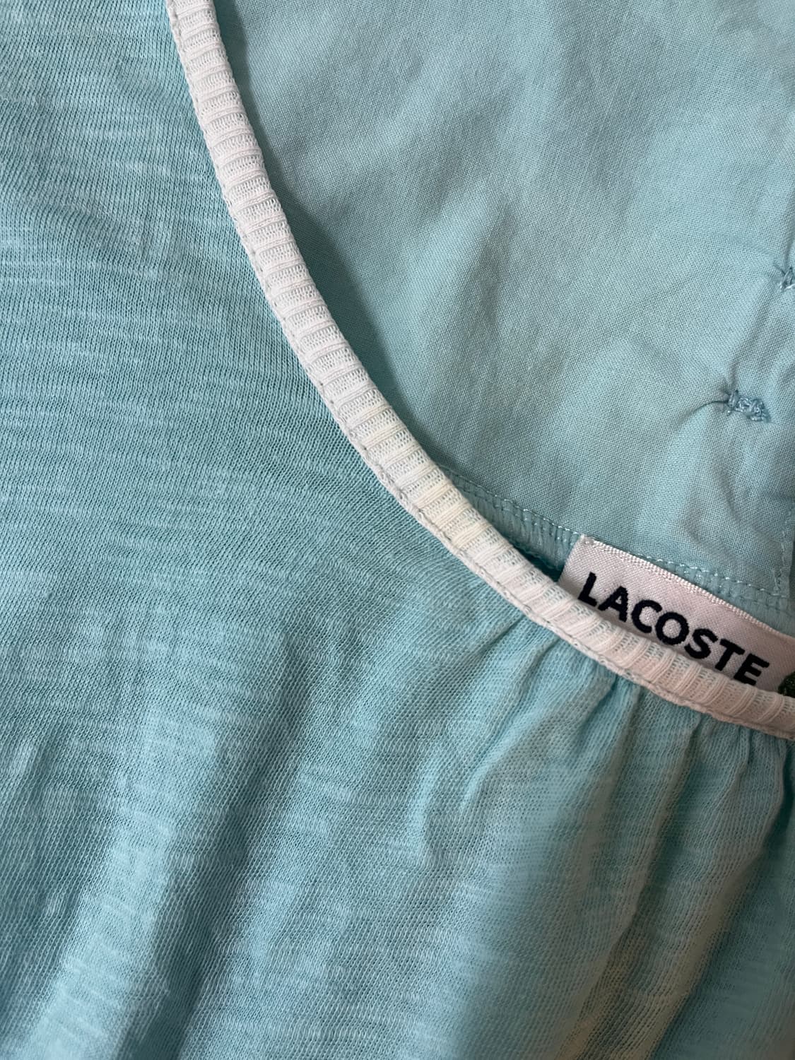 LACOSTE babyblue top 상품이미지3