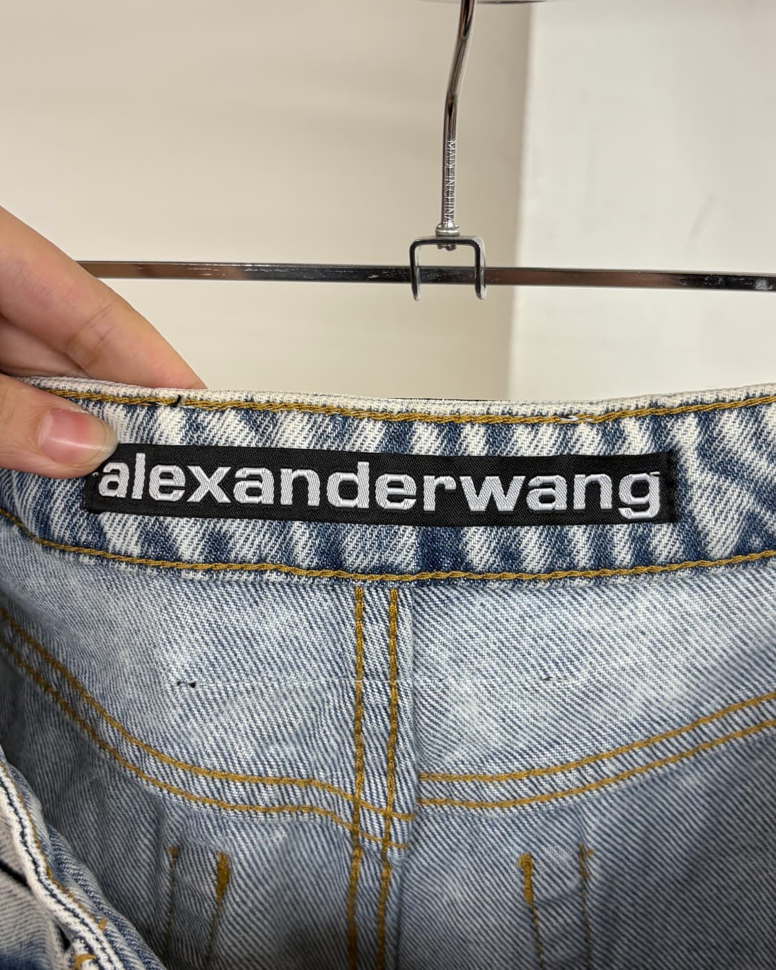 알렉산더 왕 데님 디스트레스드 숏 팬츠 상품이미지7