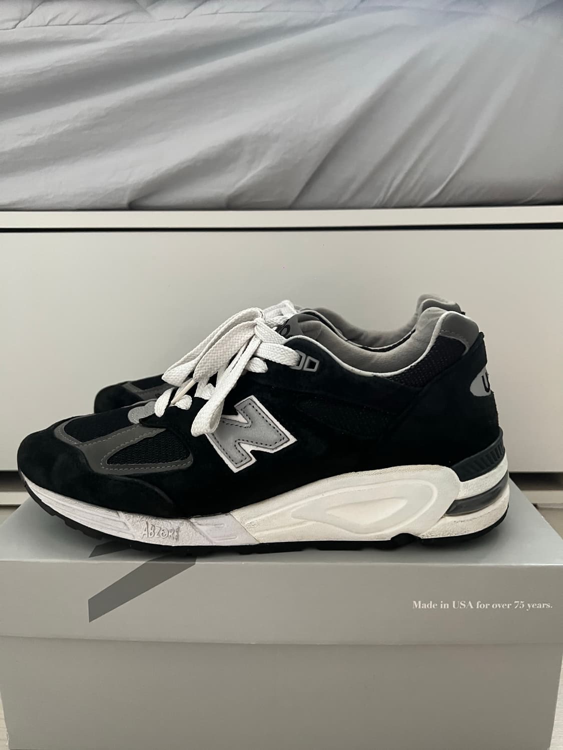 뉴발란스 메이드 990v2 블랙 270 상품이미지3