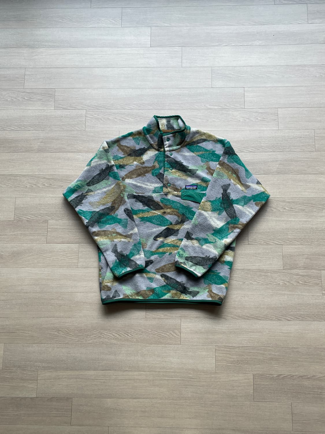 파타고니아 신칠라 연어떼 송어 패턴 rare patagonia 상품이미지1