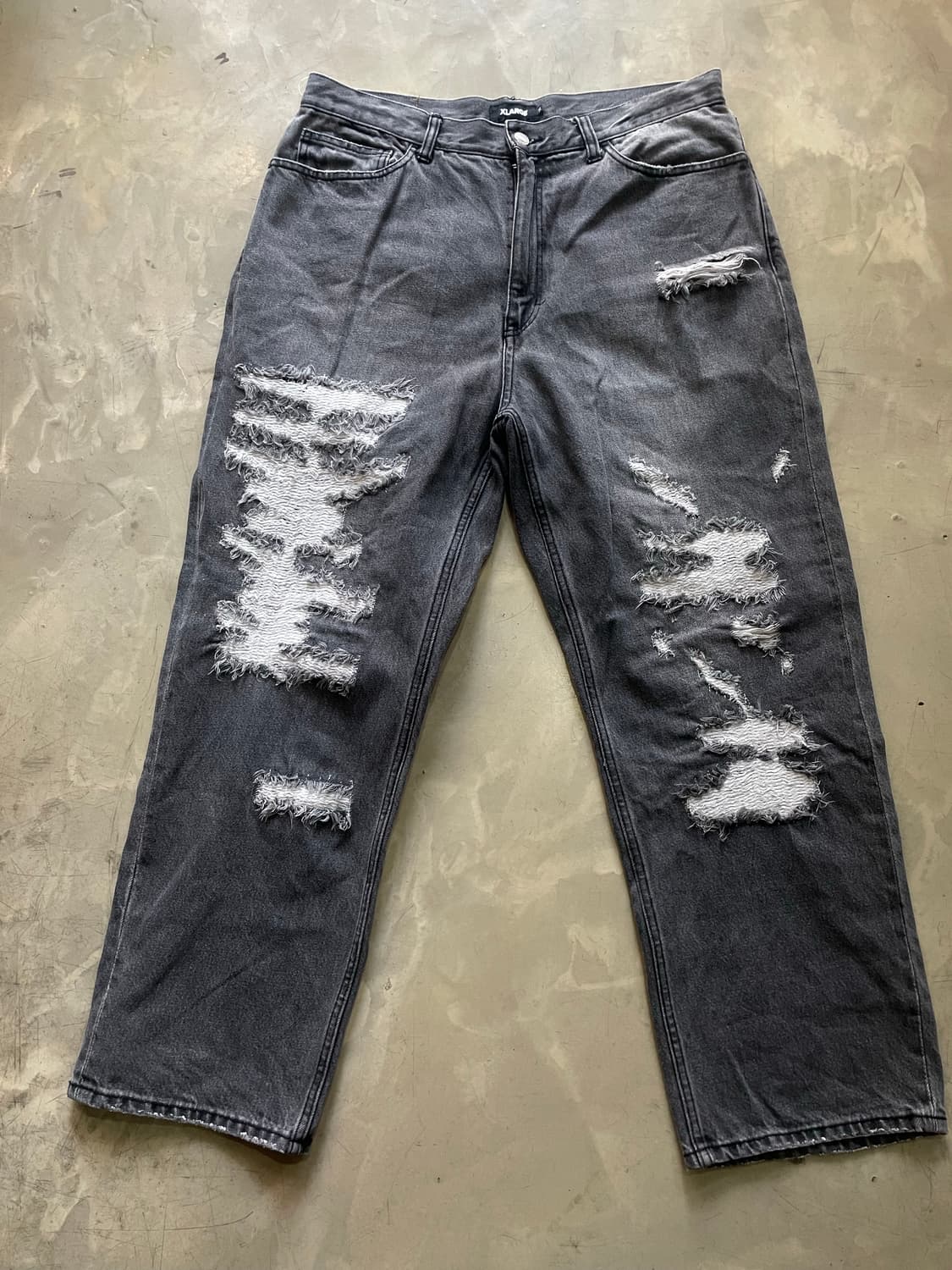 XLARGE 엑스라지 블랙 데님팬츠 36 상품이미지3