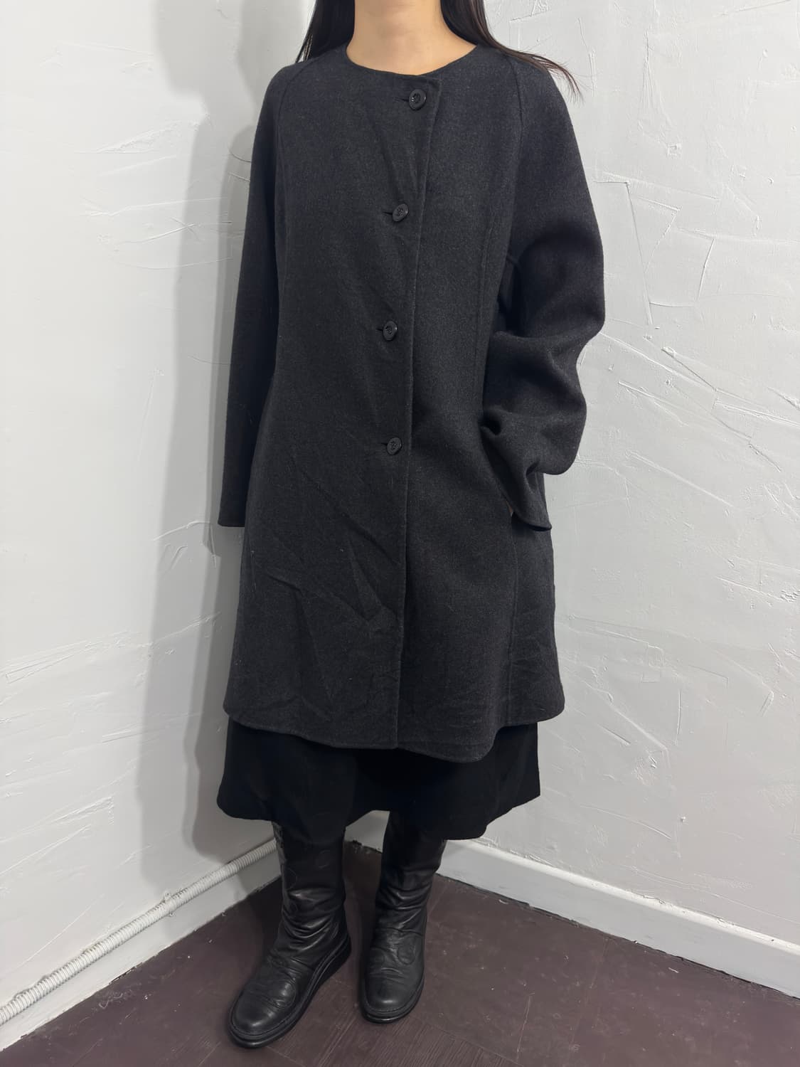 hiroko koshino wool coat 상품이미지5