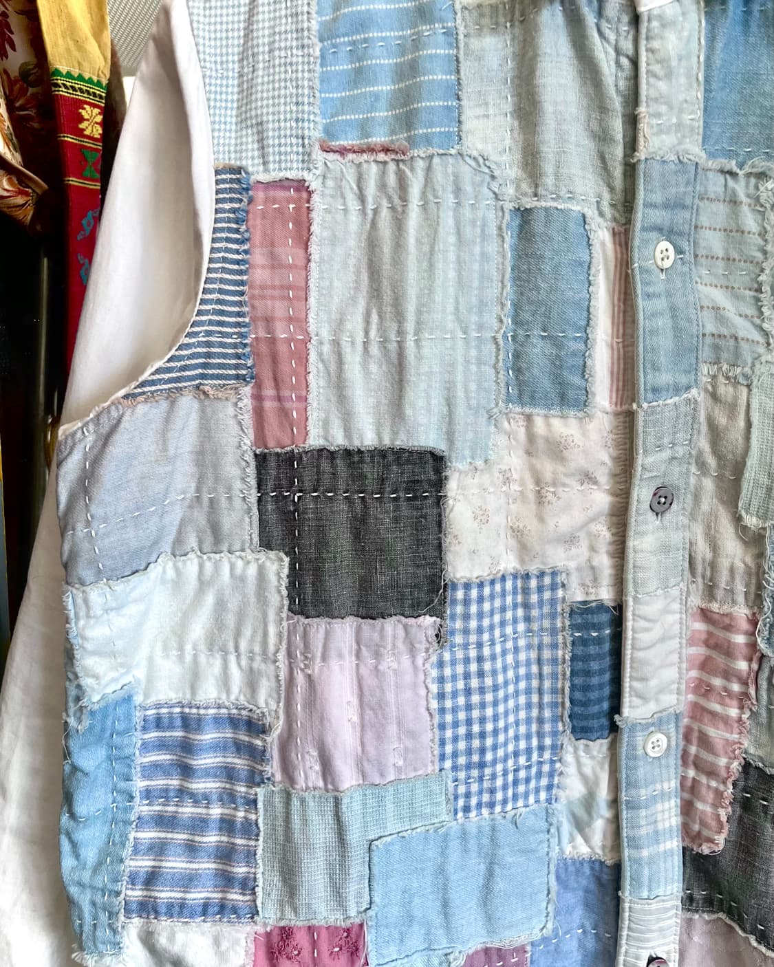 FUNSET OF ART Boro Patch-Work Shirt 상품이미지5
