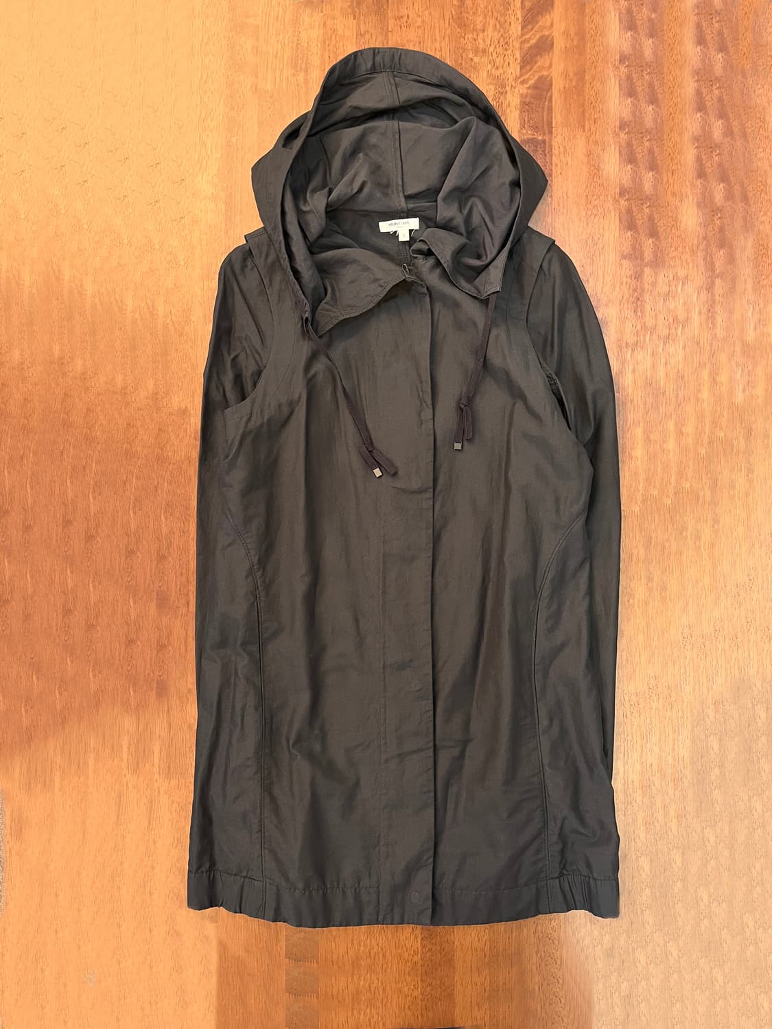 헬무트랭 실크 코튼 레이어드 코트 상품이미지1