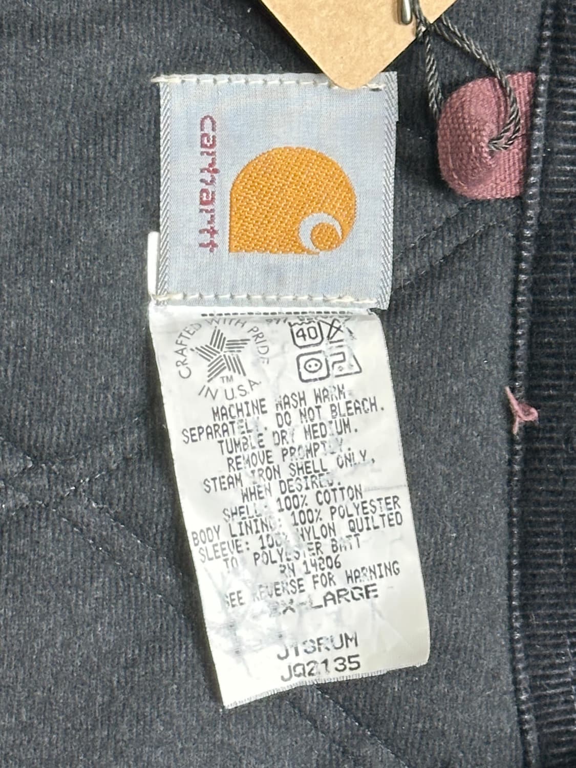 *RARE*90's USA 칼하트 J13 산타페 RUM 칼하트 디트로이트 상품이미지9