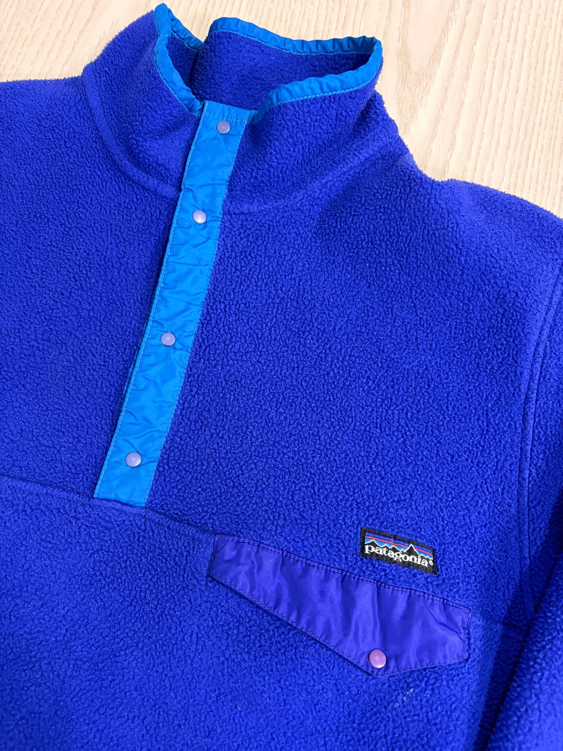 90s 파타고니아 신칠라 빈티지 퍼플 블루 상품이미지3