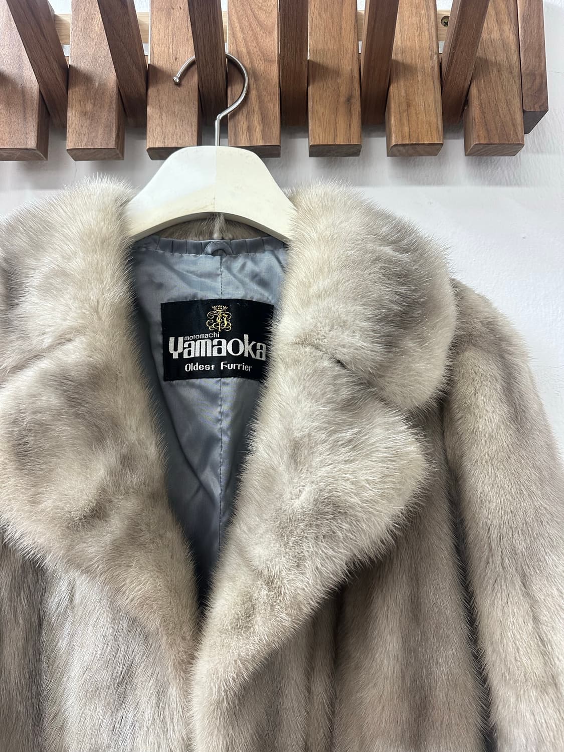 일본 야마오카 yamaoka 리얼 밍크 100% 퍼 코트 상품이미지3