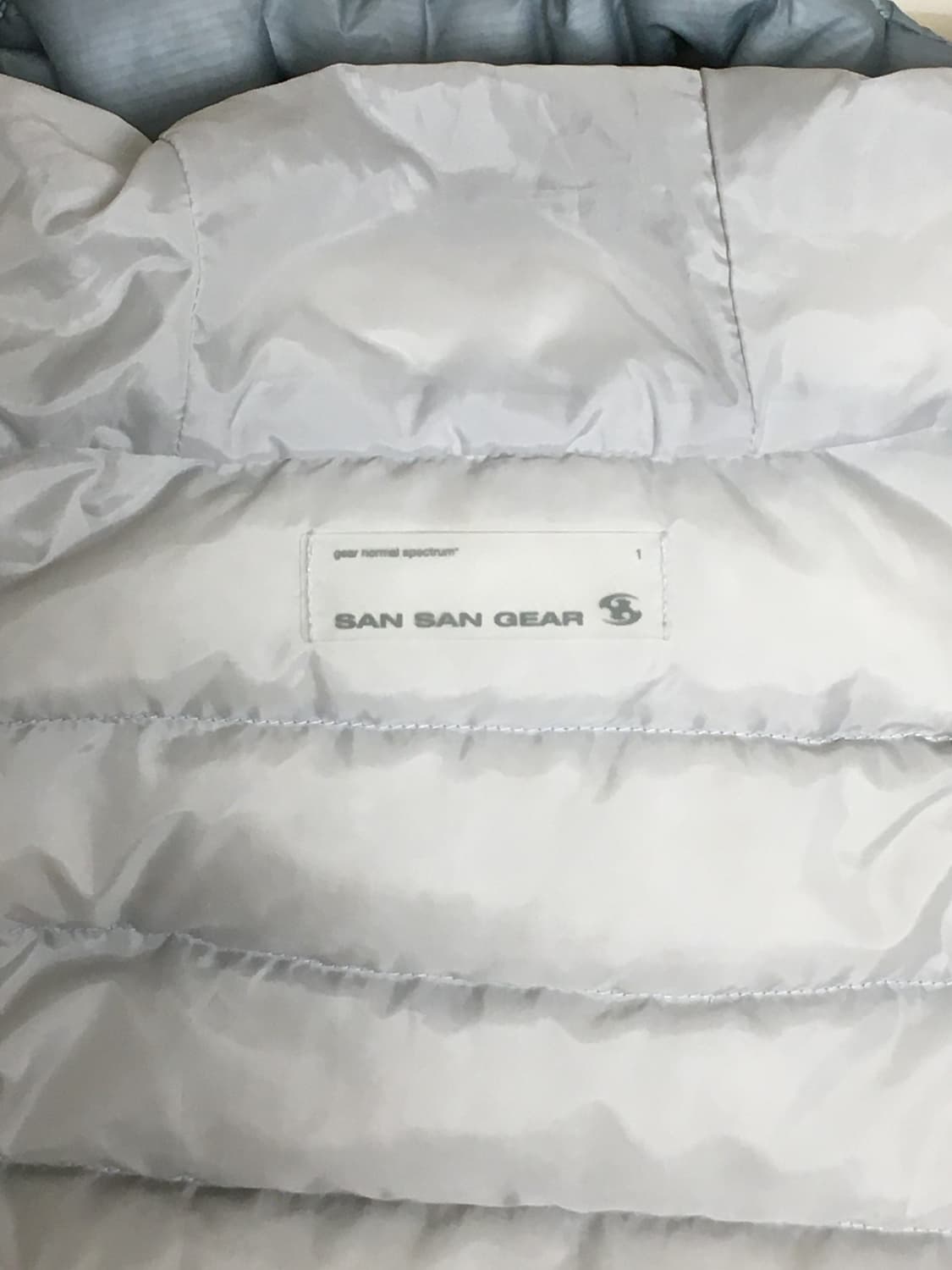 산산기어 서픽스 푸퍼 패딩 스카이블루 23fw 상품이미지5