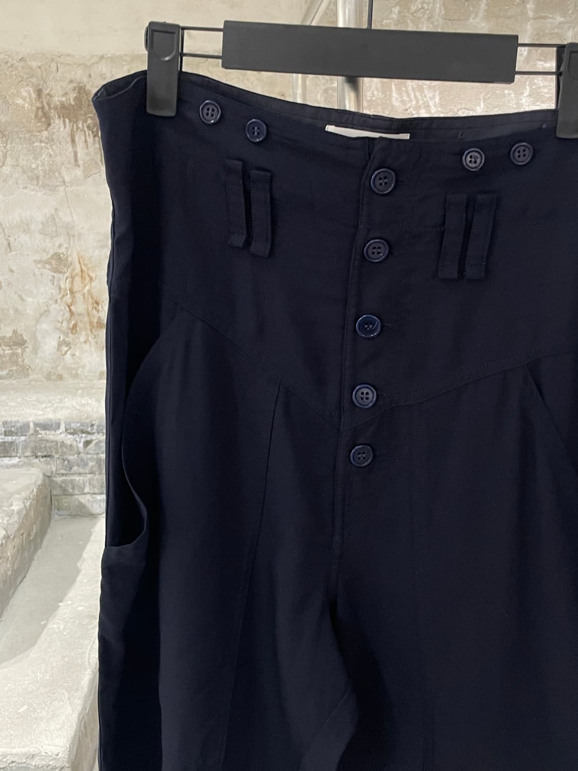 이자벨 마랑 에뚜왈 다크 네이비 버튼플라이 리오셀 시네바 트라우저 상품이미지2