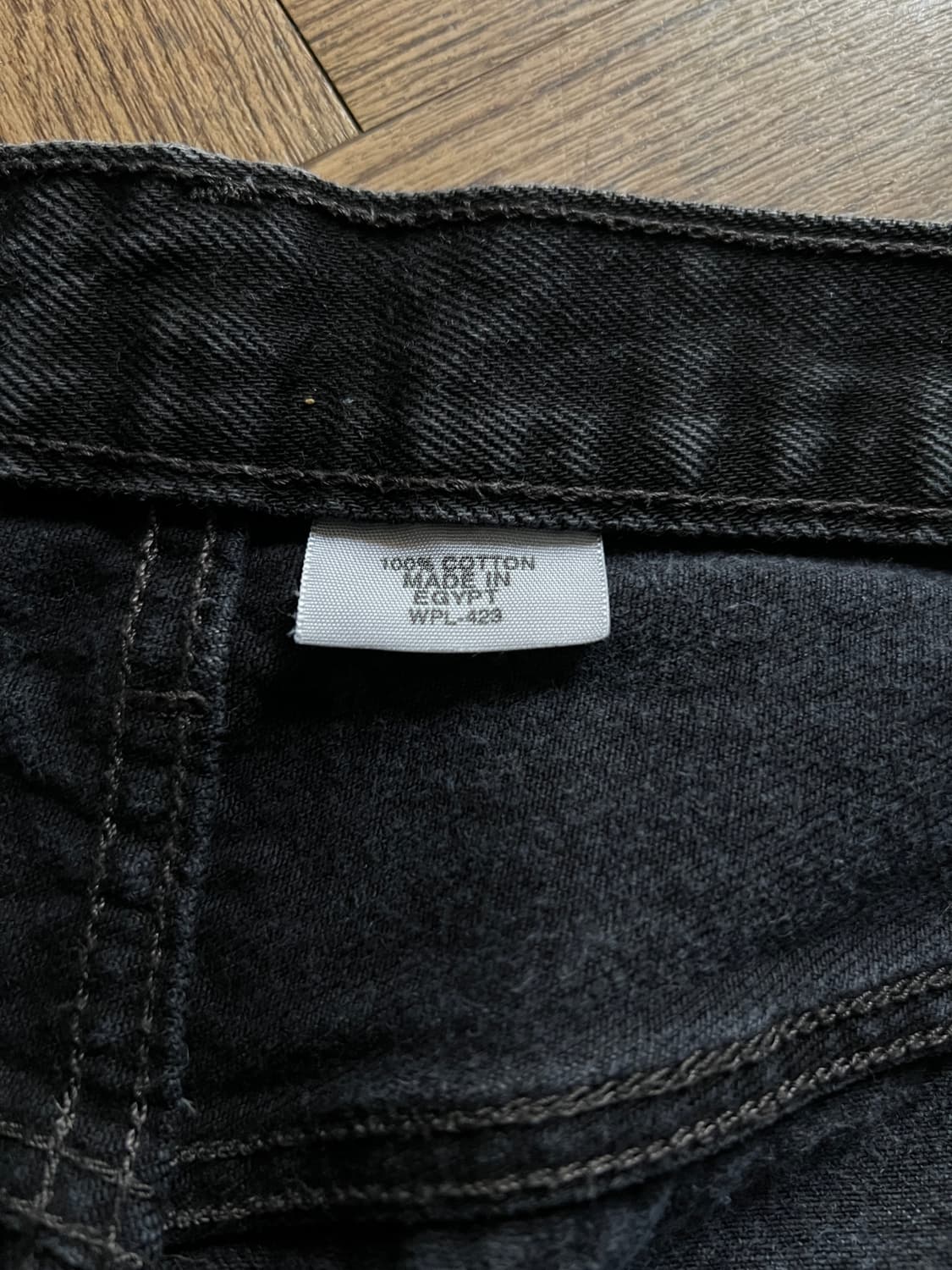 [38]00's 리바이스 501 빈티지 워싱 흑청 데님 팬츠 상품이미지5