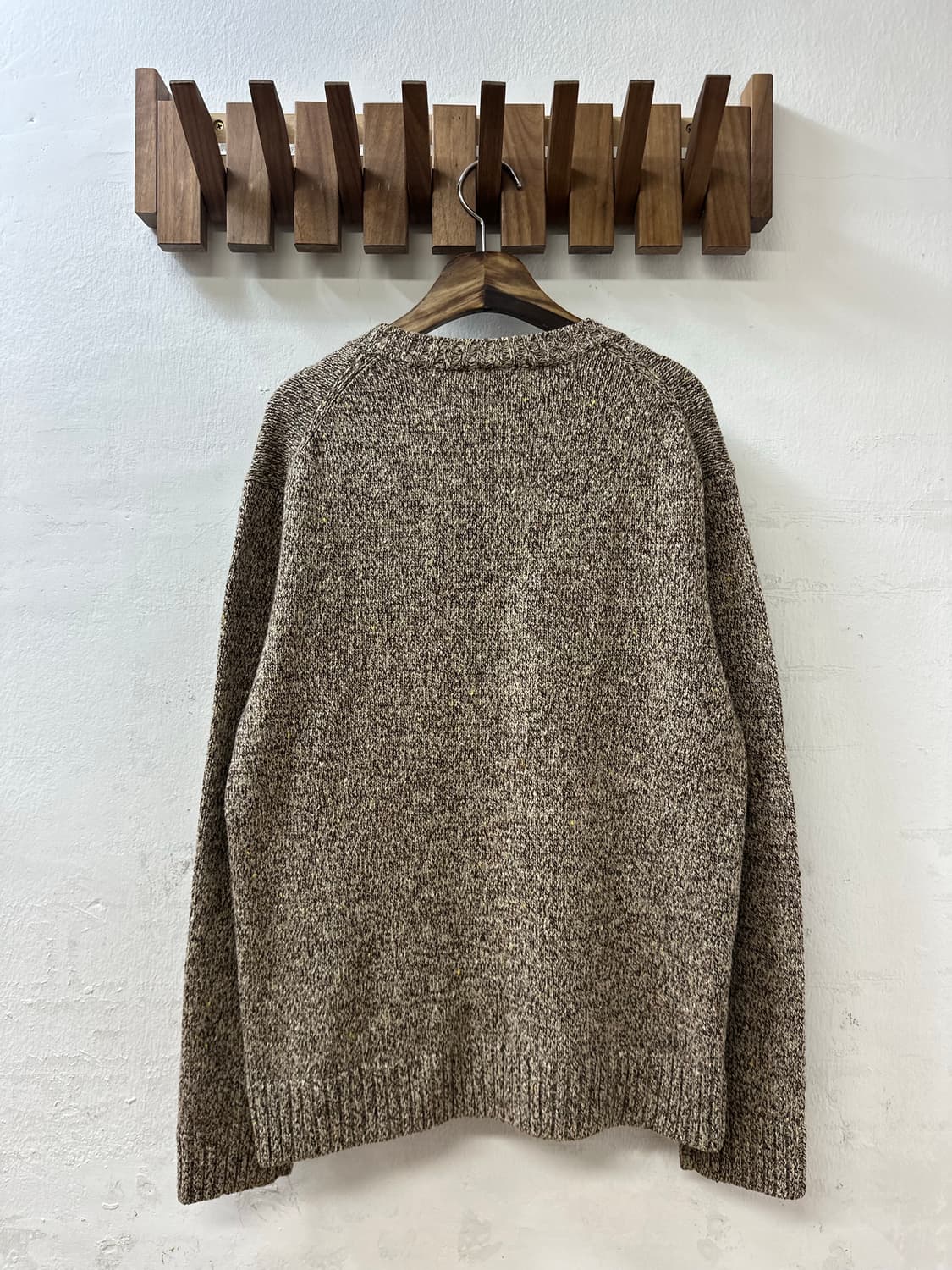 일본빈티지 LACOSTE 라코스테 울 블렌드 크루넥 니트 스웨터 상품이미지4