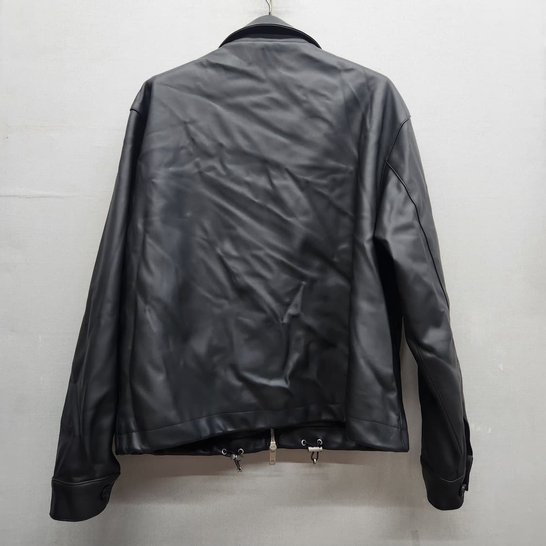 라퍼지스토어 가죽 레더 크롭 투웨이 스트링 자켓 S(L) 상품이미지6