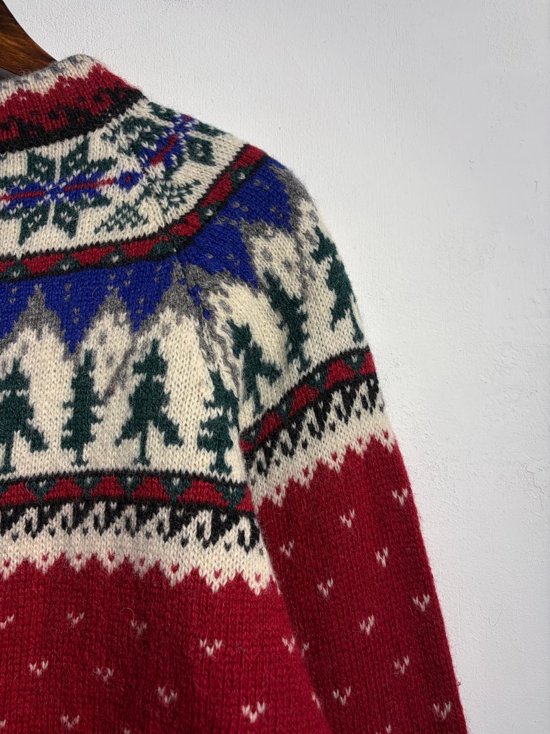 Eddie bauer 에디바우어 울85% 노르딕 니트 L 상품이미지8