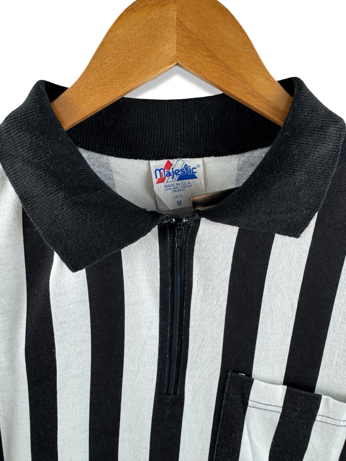 90S 마제스틱  레프리 스트라이프 폴로셔츠3011 상품이미지3