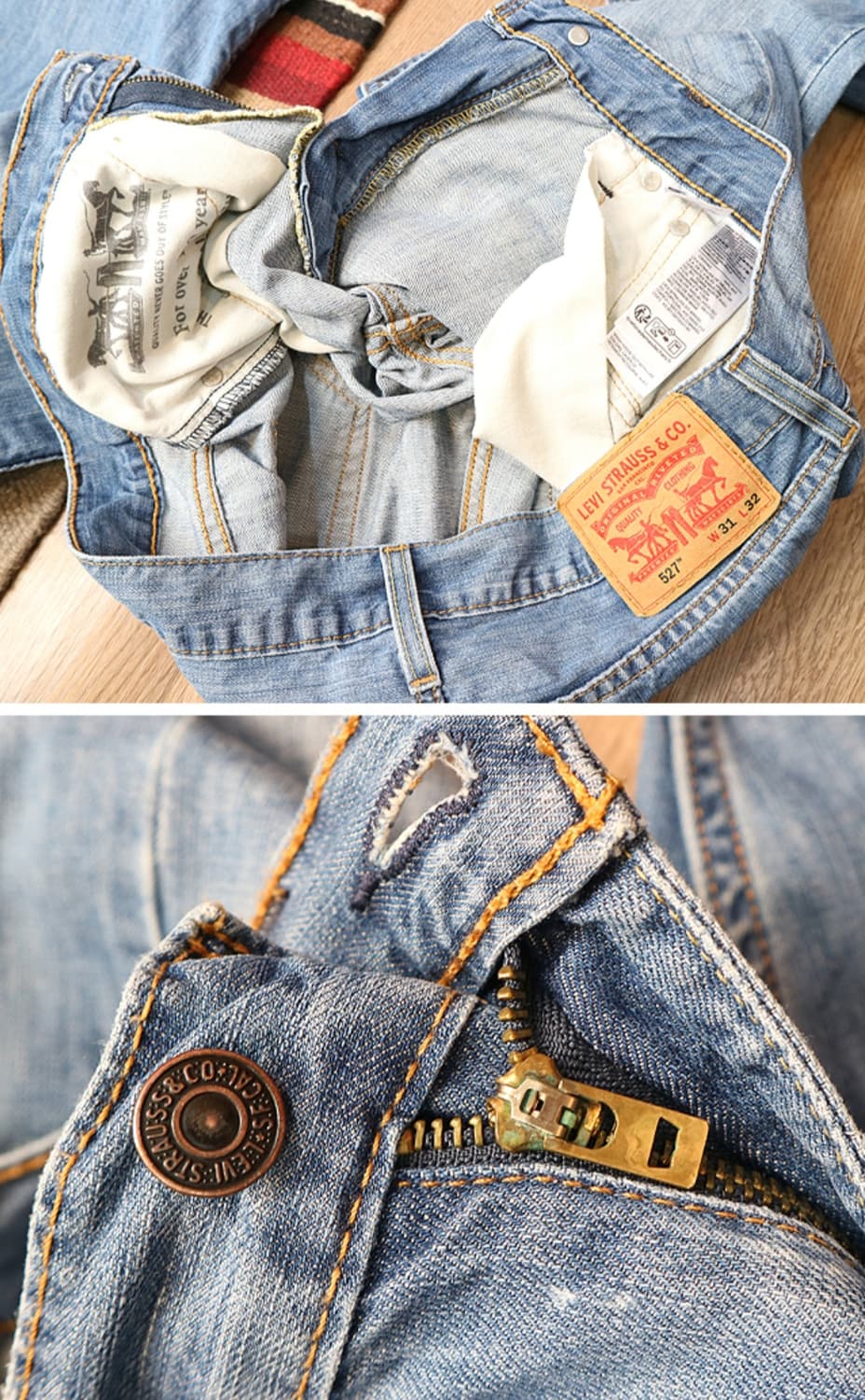 
LEVIS 리바이스 527 부츠컷 데님 30 세탁완료  상품이미지7