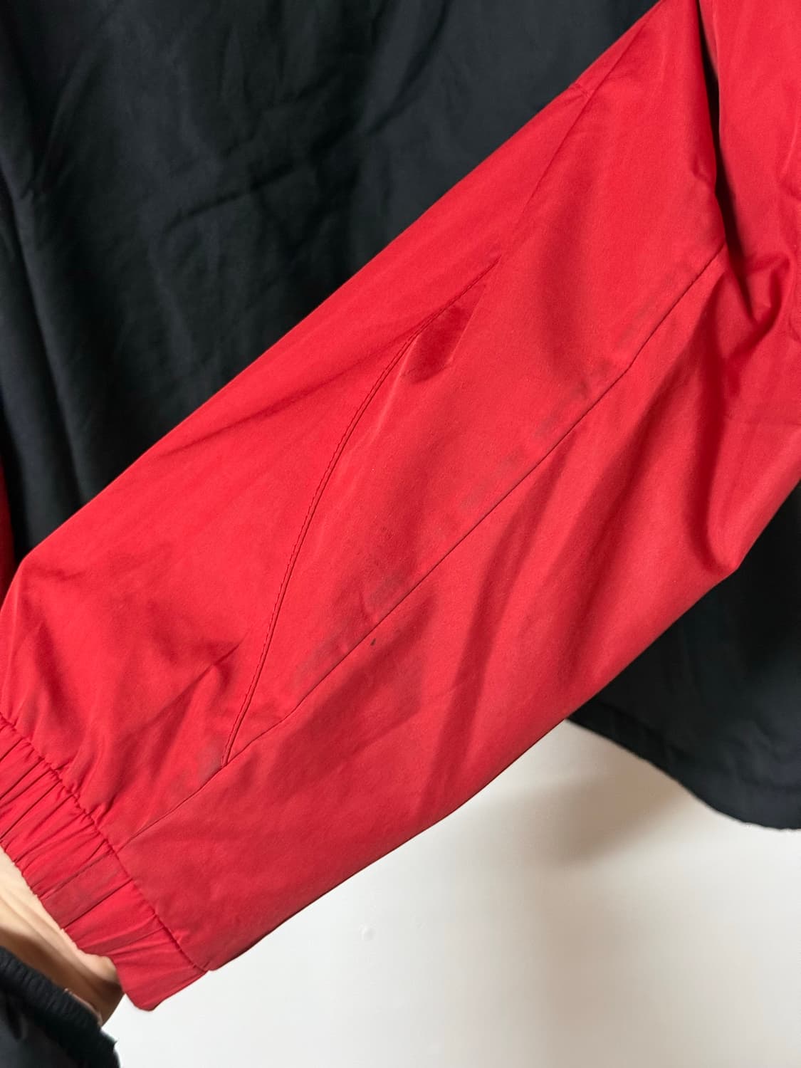 희귀) OAKLEY 오클리 배색 윈드브레이커 자켓 레드 블랙 M 상품이미지7