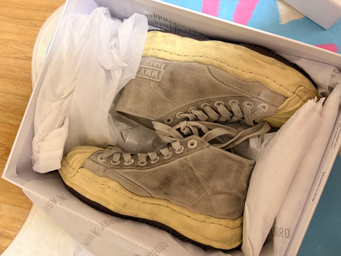 메종 미하라 야스히로 x 베드 J.W. 포드 블레이키 하이탑 스니커즈 그 상품이미지2