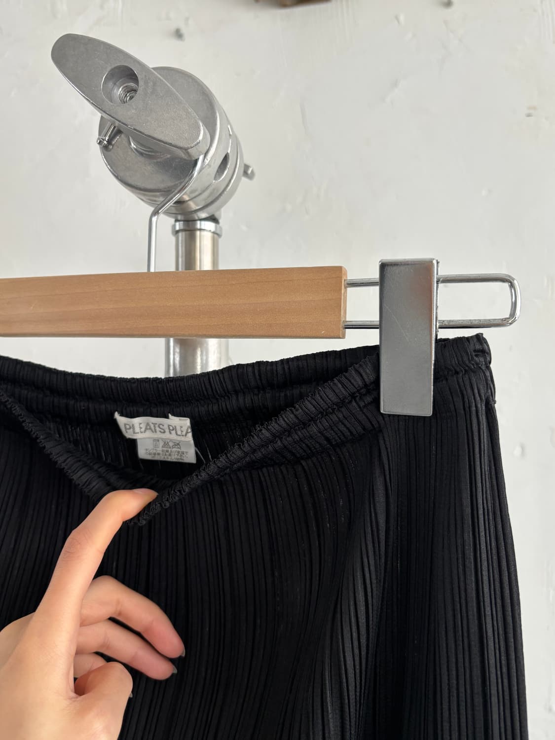 Pleats Please 플리츠플리즈 블랙 플리츠 롱 스커트 상품이미지5