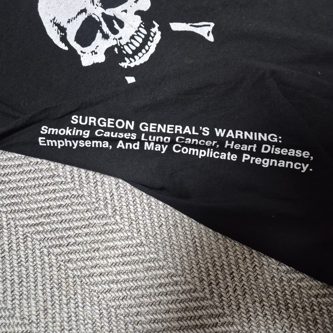 90s 빈티지 Death Cigarettes 싱글스티치 티셔츠 (L) 상품이미지3