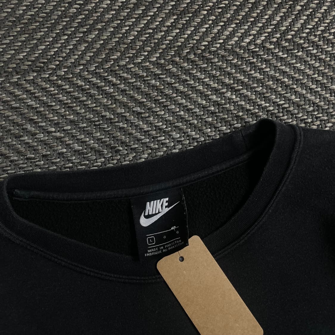 나이키 스우시 크루넥 스웻 맨투맨 블랙y 4647 상품이미지6