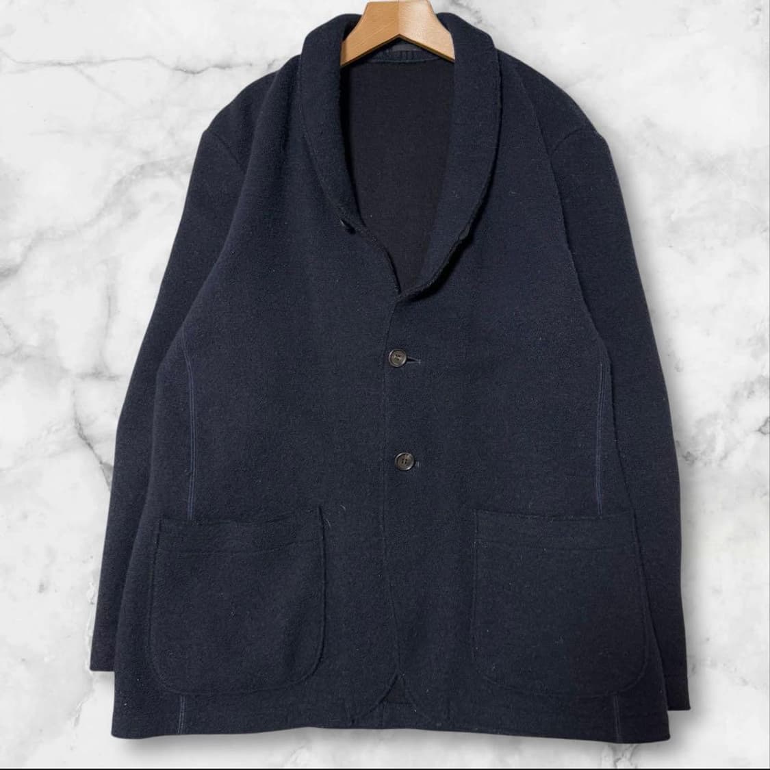 이세이미야케 맨 울 니트코트 상품이미지1