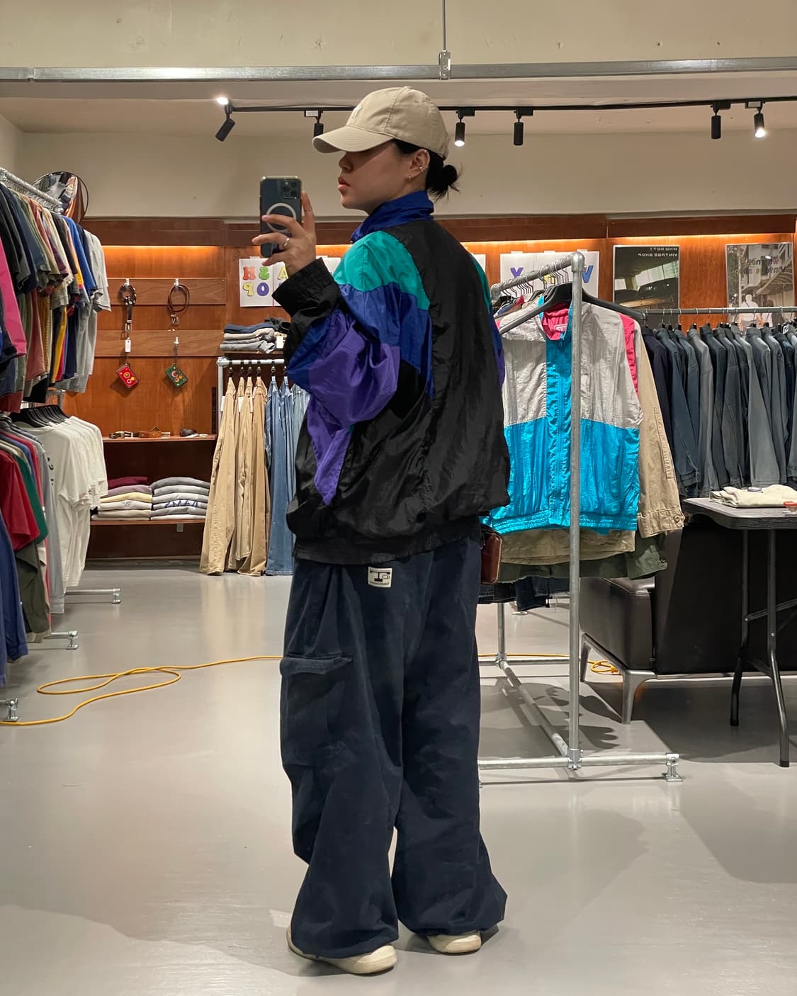 90s 올드스쿨 바람막이 자켓 상품이미지4