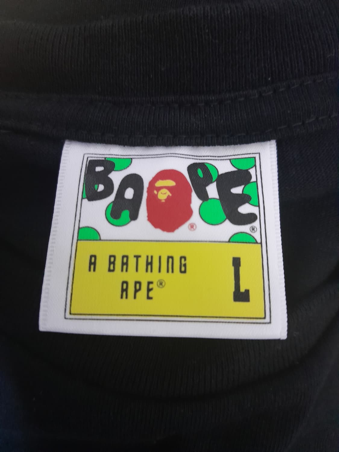 BAPE/BIG SEAN DON LIFE 롱슬리브 티셔츠 L/100 상품이미지6