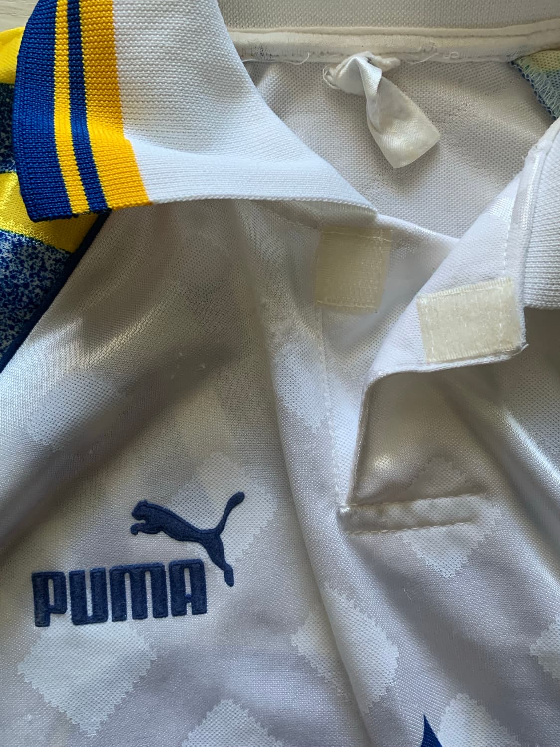 1995/97 푸마 파르마AC 홈 풋볼 셔츠 No.17 파비로 칸나바로 상품이미지4