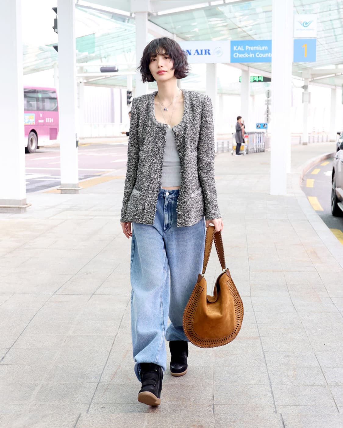 [36,37,38,39]이자벨마랑 베켓 웨지 스니커즈/블랙 상품이미지2