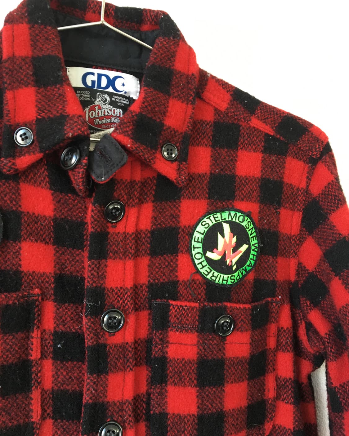 Woolen check pattern shirt 상품이미지4