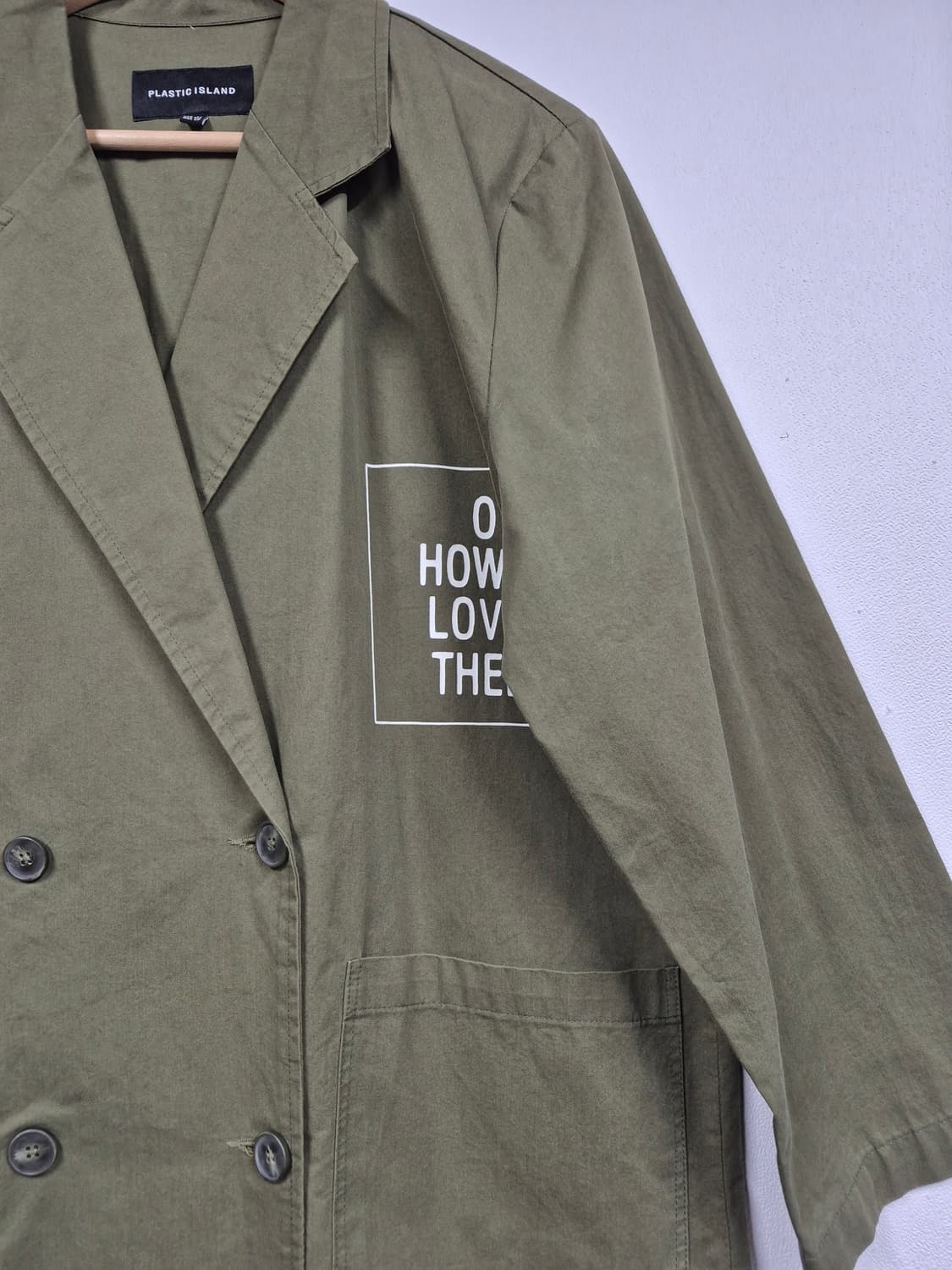 플라스틱아일랜드 경량 롱 자켓  상품이미지4