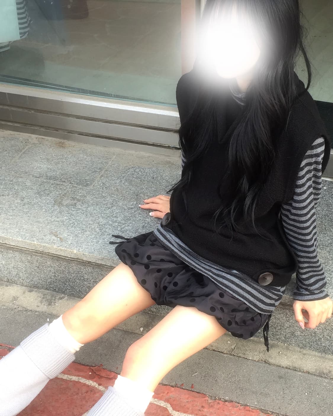 빈티지 블랙 도트 코디세트 상품이미지3