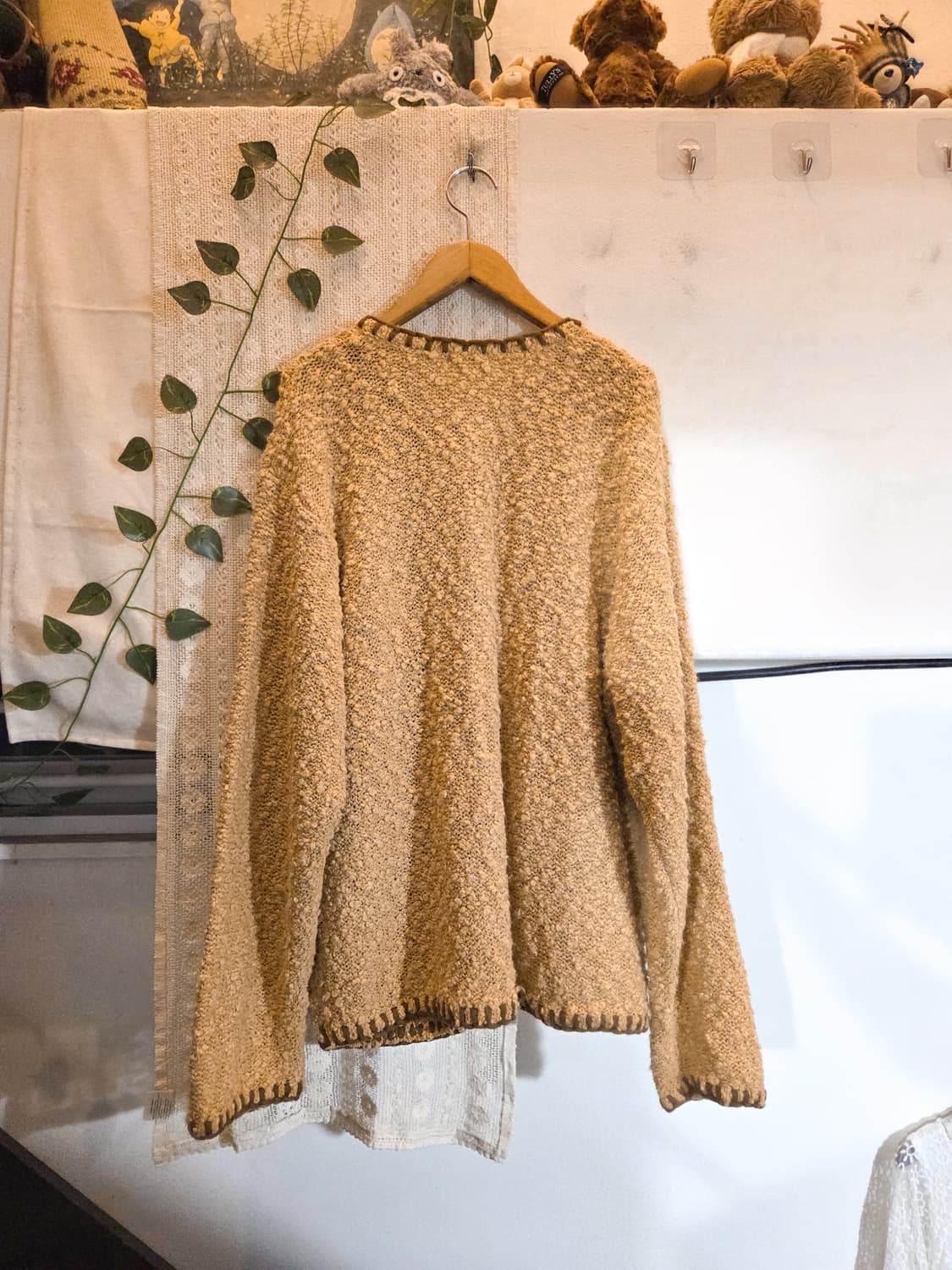 스티치 디테일 가디건 상품이미지4