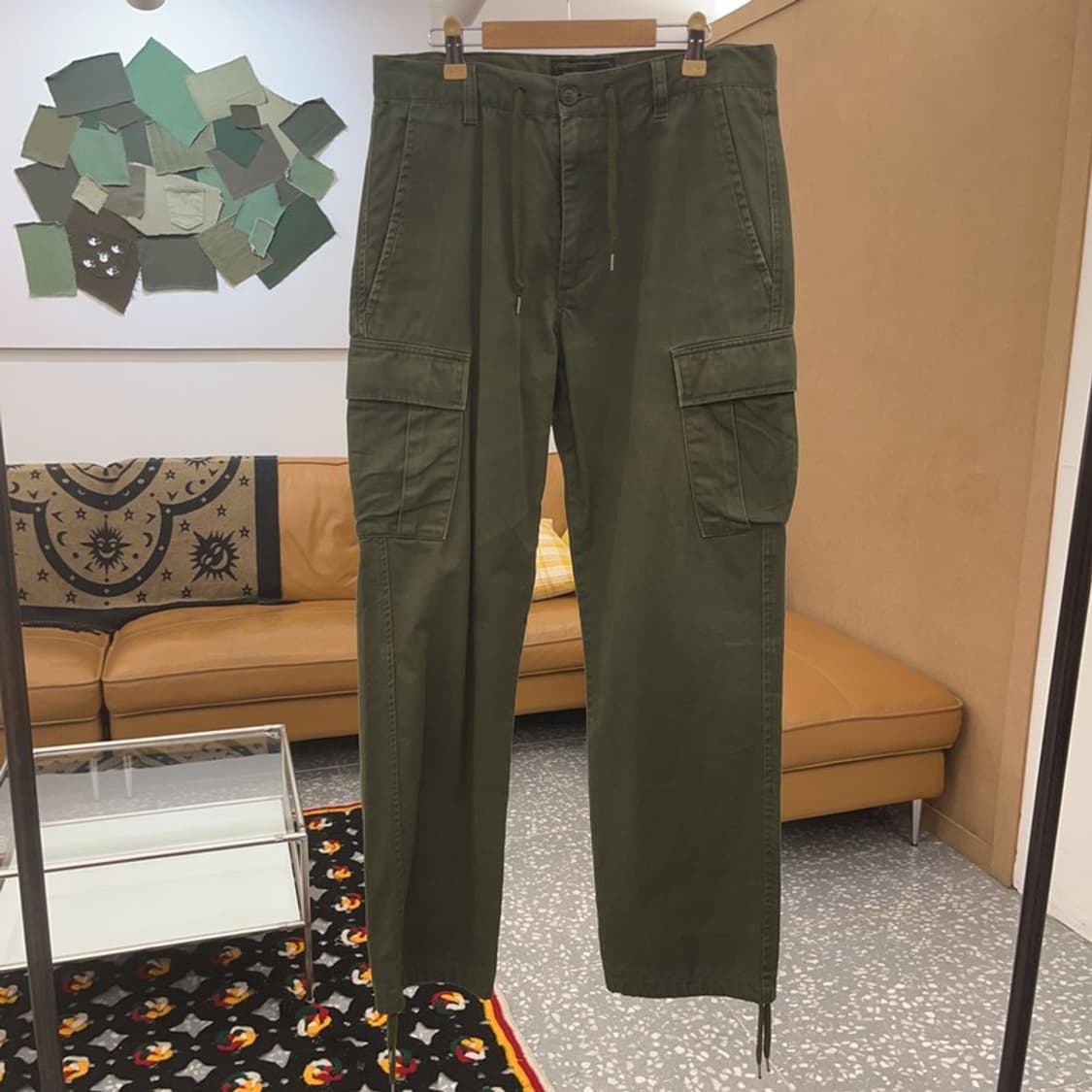 유니폼브릿지 빈티지 말차카키 카고팬츠 M C07428 상품이미지3
