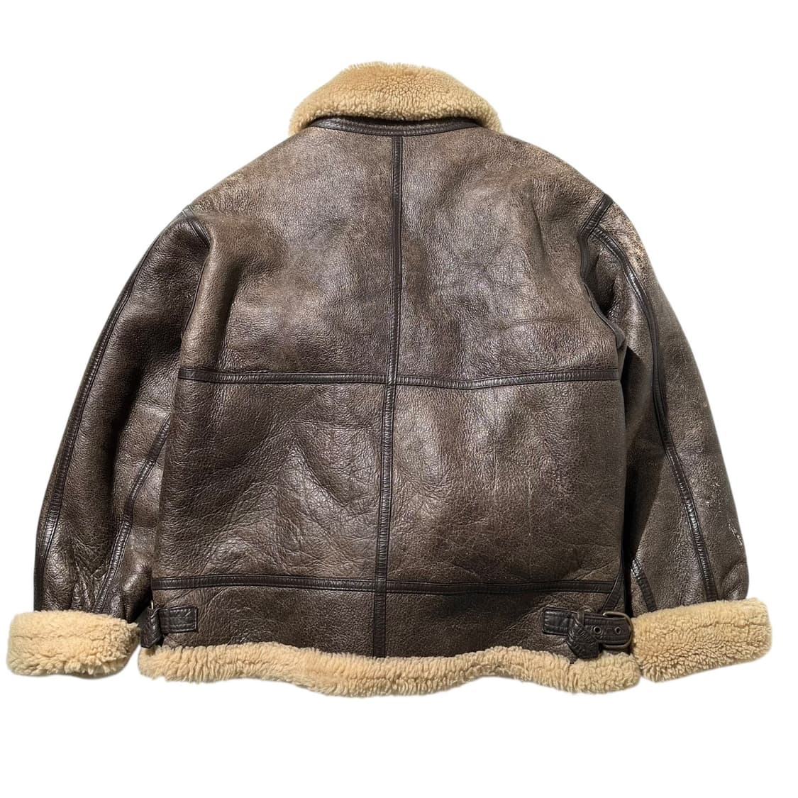 오리지널 B-3 램스킨 시어링 무스탕 봄버 자켓 상품이미지3