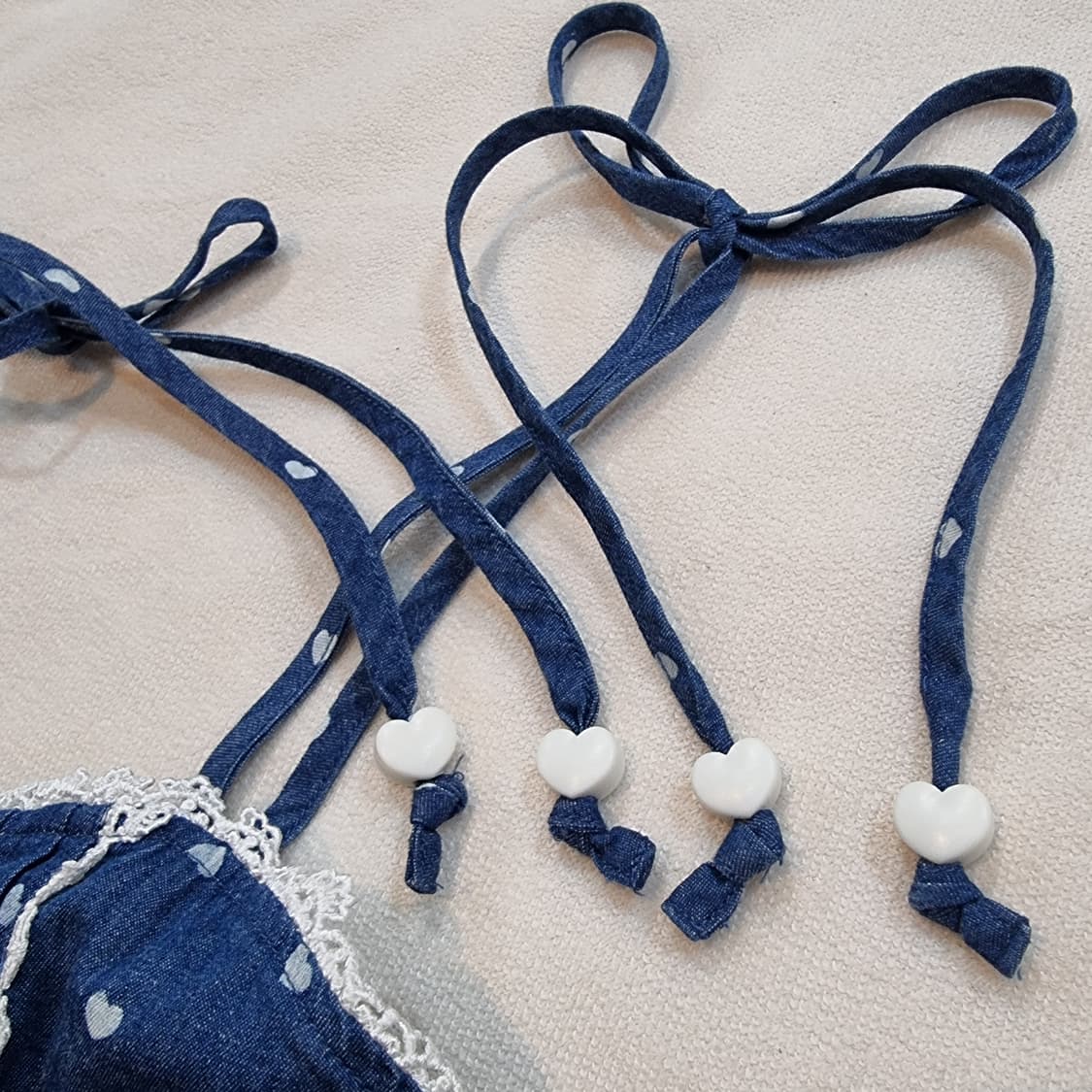 Tralala 트랄라라하트 데님 올인원 점프수트 상품이미지5