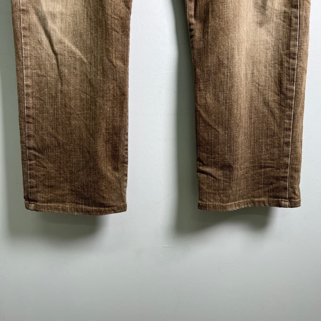 에드윈 인터네셔널 404 브라운 워싱 데님 팬츠 37 상품이미지4